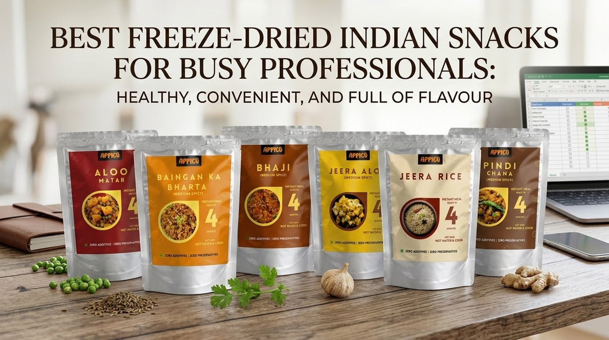 Best Freeze-Dried Indian Snacks for Busy Professionals: Healthy, Convenient, and Full of Flavour