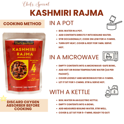 Jain Kashmiri Rajma – Freeze-Dried, No Onion/Garlic