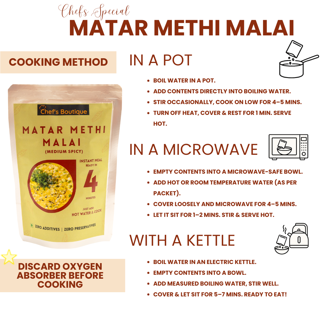 Matar Methi Malai  – Freeze-Dried