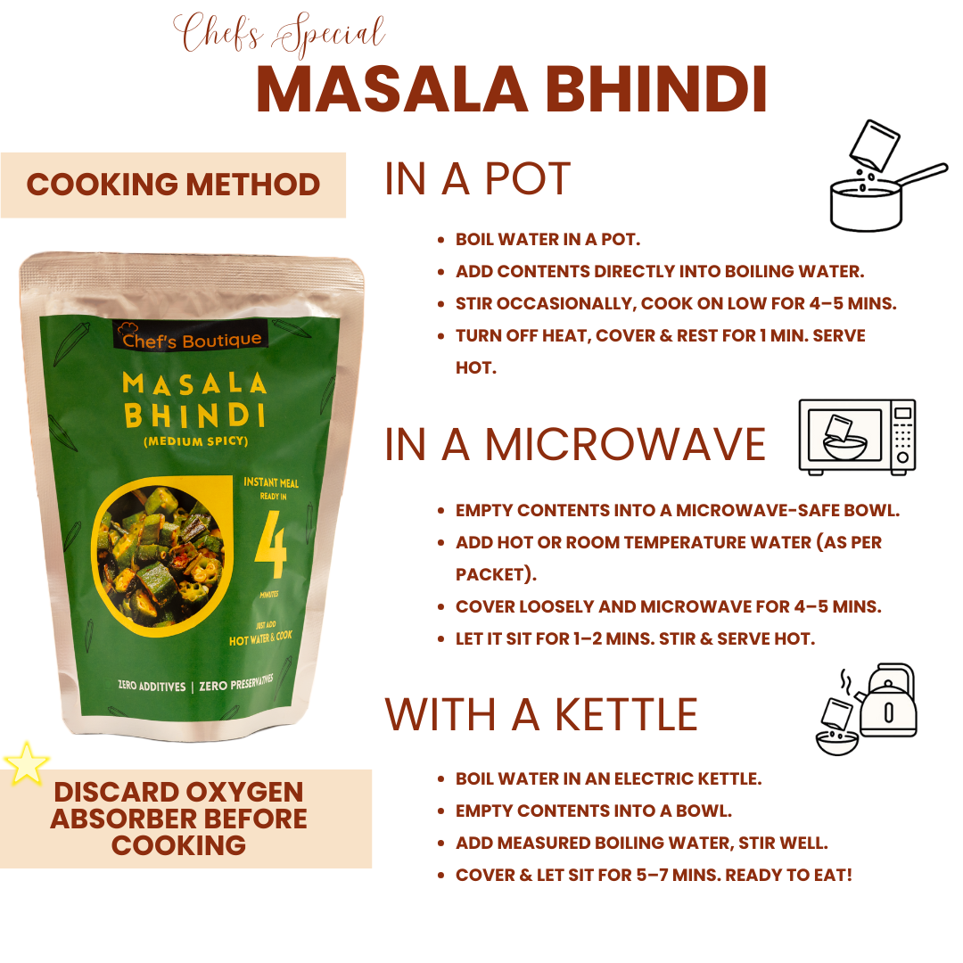 Masala Bhindi – Freeze-Dried