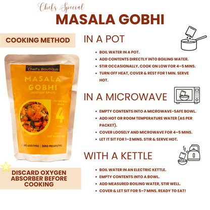 Masala Gobhi – Freeze-Dried, No Onion/Garlic