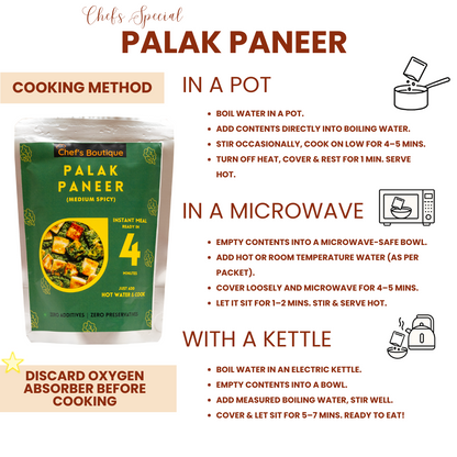 Palak Paneer  – Freeze-Dried