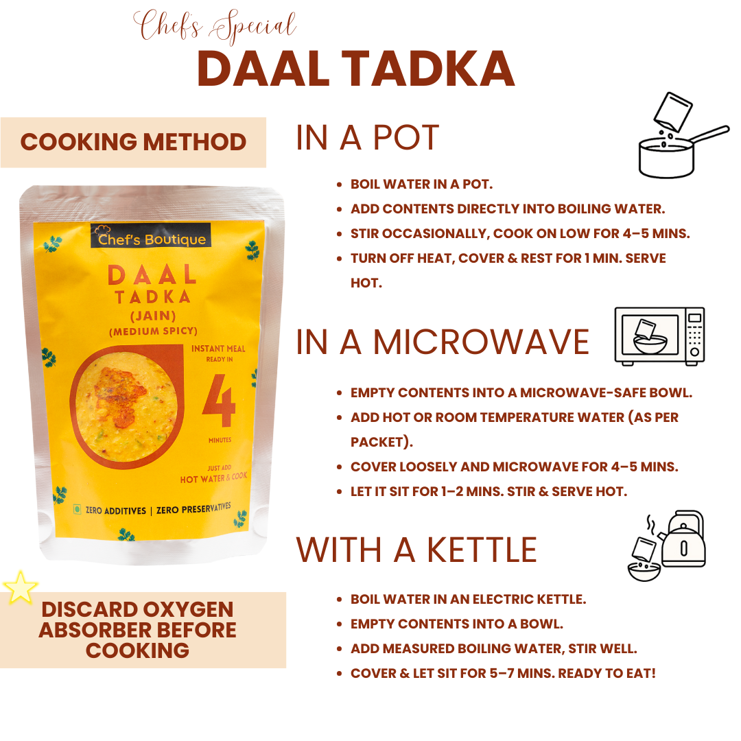 Jain Dal tadka – Freeze-Dried, No Onion/Garlic