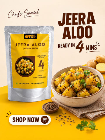 Jeera Aloo – Freeze-Dried, No Onion/Garlic