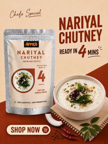 Nariyal Chutney Freeze-Dried, No Onion/Garlic