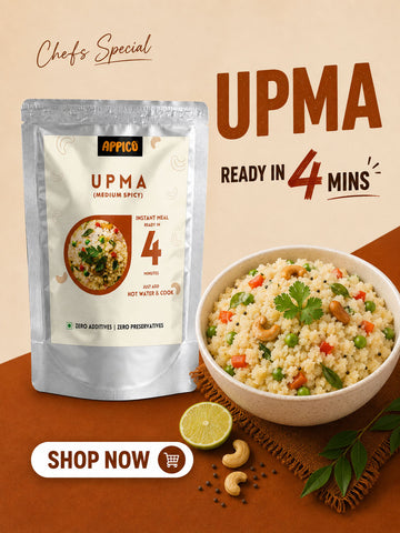 Upma – Freeze-Dried,No Onion/Garlic